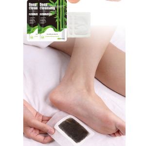 Patchs pour les <span class=keywords><strong>pieds</strong></span> au vinaigre de bambou <span class=keywords><strong>noir</strong></span>, vente chaude, nettoyage en profondeur, aide au sommeil - Product Image 5