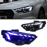Projecteurs LED de haute qualité pour Audi A3 2013-2020 RS3 RS5, mise à niveau 6000k, accessoires automobiles