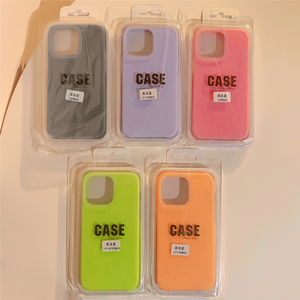 Étui de téléphone portable en silicone liquide fluorescent pour <span class=keywords><strong>iphone</strong></span> <span class=keywords><strong>11</strong></span> pro max pour <span class=keywords><strong>iphone</strong></span> 15 pro max étui silicone néon <span class=keywords><strong>orange</strong></span> - Product Image 2