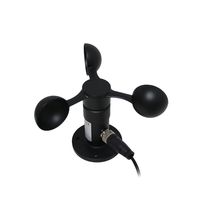 Anémomètre mécanique de type 3 coupelles RIKA RK100-01G pour la surveillance météorologique industrielle, capteur de vitesse du vent
