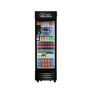 Distributeur automatique réfrigéré AI Black Combo avec inventaire en temps réel pour aliments frais, collations et boissons pour bureau, école, salle de sport 360 mini - Product Image 1