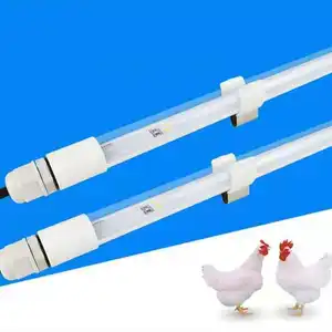 Светодиодная трубка для птицефермы, флуоресцентная лампа для защиты от насекомых, 48 В, для цыплят