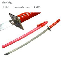 Katana décorative fonctionnelle artisanale Bleach Matsumoto Rangiku Haineko pour collection de cosplay SS662