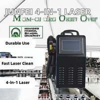 Nouvelle machine de soudage au laser à fibre portable 4 en 1, 1500W 2000W, manuelle, précise, facile à utiliser, acier inoxydable, aluminium