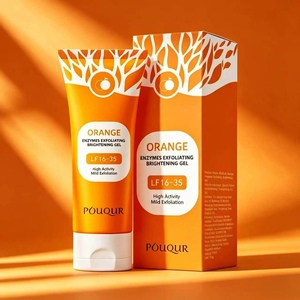 Gel <span class=keywords><strong>exfoliant</strong></span> à l'orange 100g, gel enzymatique doux, <span class=keywords><strong>exfoliant</strong></span>, blanchissant, éclaircissant, pour le <span class=keywords><strong>visage</strong></span> et le corps, éliminateur de peaux mortes - Product Image 1