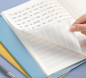 Libro <span class=keywords><strong>de</strong></span> práctica <span class=keywords><strong>de</strong></span> escritura <span class=keywords><strong>de</strong></span> posicionamiento <span class=keywords><strong>de</strong></span> tres rejillas <span class=keywords><strong>de</strong></span> cuatro líneas gruesas grandes <span class=keywords><strong>de</strong></span> 16K, cuaderno <span class=keywords><strong>de</strong></span> <span class=keywords><strong>tareas</strong></span> en inglés, papel <span class=keywords><strong>de</strong></span> palabra, Impresión <span class=keywords><strong>de</strong></span> cartón - Product Image 3