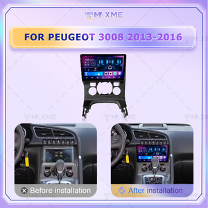 Cadre d'autoradio à écran tactile de 9 pouces Accessoires de voiture pour lecteur DvD manuel AC pour <span class=keywords><strong>PEUGEOT</strong></span> <span class=keywords><strong>3008</strong></span> 2013-2016 Dash Kit Frame Android - Product Image 5