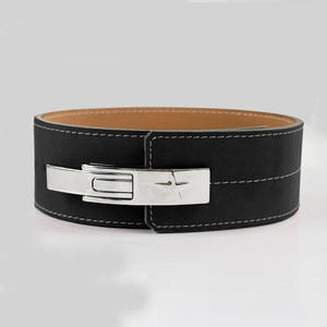 Ceintures de musculation en cuir de vachette 100% pour hommes, ceinture de musculation à levier en cuir pour la musculation - Product Image 3