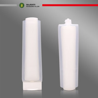 Tube cosmétique double compartiment 150 ml OEM ODM, emballage plastique double pour mélanger deux ingrédients crèmeux