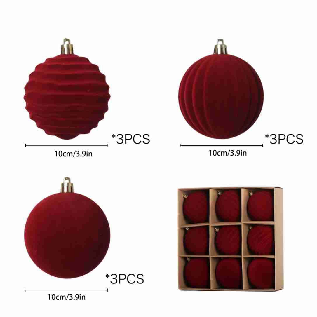 Wine red 10CM(9 pieces per pack)