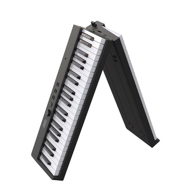 Folding Electric Piano Keyboard 88 Keys Portable Dual BT Dual Horn Electronic Piano for Beginners