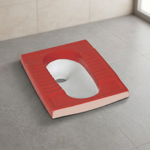 กระทะนั่งยองทำจากไฟเบอร์กลาสในห้องน้ำสีฟ้าเข้มปรับแต่งได้ - Product Image 4