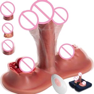 Vibrador Dildo Sit and Ride con Control Remoto, Motor Dual, 10 Modos, Estimulador de Clítoris, Punto G y Anal, Juguetes Sexuales para Parejas, <span class=keywords><strong>Mujeres</strong></span> y <span class=keywords><strong>Hombres</strong></span> - Product Image 3