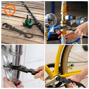 Multi-funzione armatore doppio <span class=keywords><strong>Open</strong></span> End chiave personalizzata Combo strumento combinazione chiave per la rimozione e l'installazione - Product Image 4