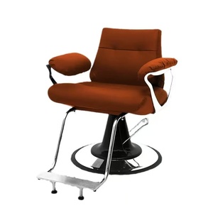 Nuevas llegadas: Silla de peluquería popular y sencilla de cuero sintético para barbería - Product Image 6