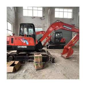 Mini-excavatrice Doosan DH55/DX60 d'occasion, 5,5 tonnes, moteur Yanmar, excellent état, pour la construction et la travaux publics - Product Image 1