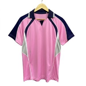 Camiseta Deportiva Personalizada, Transpirable, de Secado Rápido, con Paneles de Poliéster, Cuello en V, Ribete en Contraste, Unisex, para Tenis de Mesa - Product Image 1