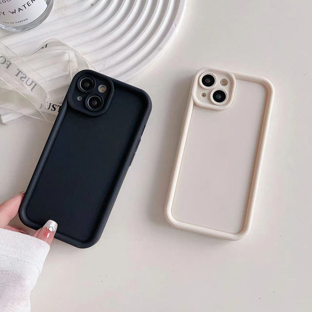 Solid Color Silicone TPU Phone Case OPPO A79-5G/A38-4G/A98-5G/F23-5G Custom Pattern Design Protective Case Model C53 Packaging