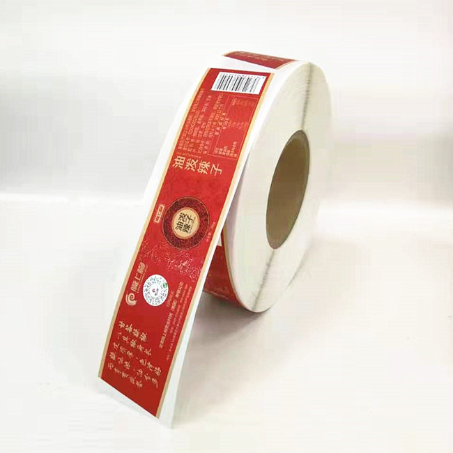 Roll Packaging Labels Custom Printing Adhesive Stickers Customized