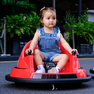 Venta de fábrica niño 6V paseo en coche de parachoques eléctrico para niños coche eléctrico de juguete para niños 360 zona de giro niños coche de parachoques