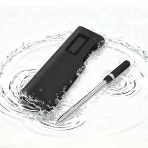 वाई-फाई ब्लूटूथ डिजिटल धातु वायरलेस फूड थर्मामीटर आईपी 68 वाटरप्रूफ मांस बेक 80 मीटर लंबी दूरी की निगरानी - Product Image 1