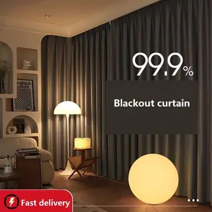 Perforated Blackout Curtains Bedroom Curtains Fabric And Materials Full Blackout High Precision Curtains For The Living Room