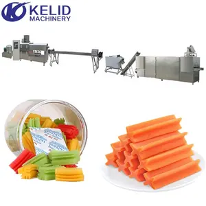 Automatic Single Screw Extruder Pet Dog Snacks Chewing Gum Making Machine