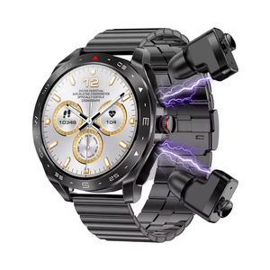 T95 Kopfhörer uhr <span class=keywords><strong>2</strong></span> in 1 BT Call 1,52 Zoll Smart Fitness Armband Tracker TWS Smart Watch mit Kopfhörern - Product Image 2