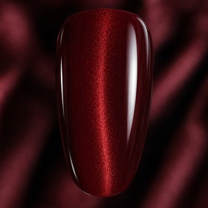 Faux ongles magnétiques rouges en PMMA à presser, couvrance totale moyenne, formes carrées effet gelée, 24 pièces pour femmes et hommes - Product Image 2