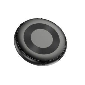 Mini Grabadora <span class=keywords><strong>de</strong></span> Voz Digital Redonda Negra con Detección <span class=keywords><strong>de</strong></span> <span class=keywords><strong>Sonido</strong></span> y Micrófono Incorporado - Product Image 2