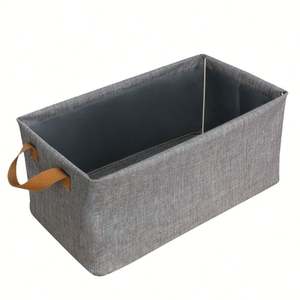 Custom Storage <b>Baskets</b> Foldable Cube Storage Bin <b>with</b> <b>Handle</b> Fabric Storage <b>Basket</b> for Organizing - Product Image 6