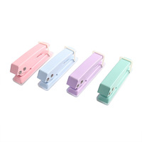 Macaron couleur 6mm plastique feuilles mobiles papier manuel monotrou perforateur trou poinçonnage Machine outil pour étudiants