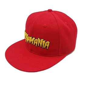 Gorras de Béisbol con Visera Plana, Bordado Metálico 3D, Color Rojo Gamuza, para Hombre - Product Image 1