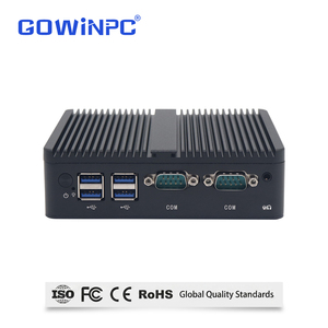 มินิพีซีอุตสาหกรรมแบบไร้พัดลม พร้อมพอร์ต LAN กิกะบิตสามพอร์ต อินเทอร์เฟซแบบอนุกรม RS232 คู่ และขายึด VESA สำหรับระบบอัตโนมัติ CNC - Product Image 5