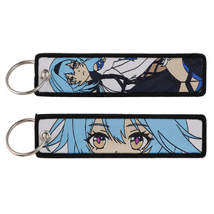 Jeu Anime Double Face Motif Broderie Porte-clés <span class=keywords><strong>Nahida</strong></span> Tissage Art Décoration Pendentif Genshined Impact Woven Label Porte-clés - Product Image 5