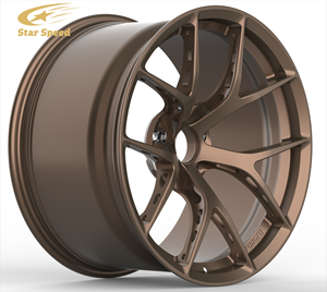 SS forjado plateado 18 19 20 21 22 pulgadas llantas de aleación para BMW M2 M3 M4 M5 <span class=keywords><strong>Audi</strong></span> <span class=keywords><strong>RS</strong></span> Mercedes Benz 5X112 5X120 llanta de carreras cóncava - Product Image 6