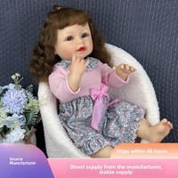 Muñeca de Simulación de Bebé Reborn, Suministro de Dropshipping Transfronterizo, Muñeca de Vinilo de la Serie Gemela para Sunnyfan W-3051