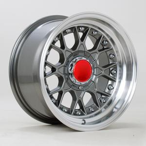 Jantes de voiture Xinlin Chrome Sport 15 pouces 15x8 15x9 4X100/114.3, jantes en alliage magnésium concave à fond profond, larges, pour MX5 - Product Image 3