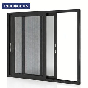 Fenêtre coulissante en aluminium étanche avec double vitrage trempé pour maison, fournisseur chinois RICHOCEAN - Product Image 1
