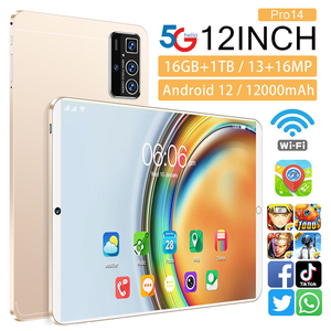 2025 Bán Chạy Mini Pad Máy Tính Bảng Với 16GB RAM 1TB Lưu Trữ Dual Sim 4G/5G Gọi Gọi Dual Sim Thẻ Màn Hình Cảm Ứng 5G - Product Image 1