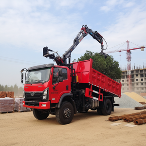 Camion benne tout-terrain 4x4 avec grue, 160 ch, norme Euro 3, capacité de charge 15 tonnes - Product Image 1