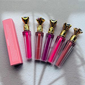 Gloss à lèvres transparent rose nude brillant, marque privée, logo personnalisé, végan, sans cruauté, longue tenue, hydratant, avec anneau - Product Image 1