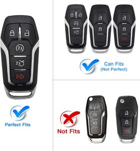 Funda Protectora para Llaves de Coche <span class=keywords><strong>Ford</strong></span>, Estilo Ejecutivo Kunasi, TPU Suave, Fusion, <span class=keywords><strong>Mustang</strong></span>, F150, Edge, Lincoln MKZ, MKC, MKX, Llave Inteligente - Product Image 5