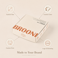 Boîte cadeau pour boulangerie avec couvercle intérieur imprimé, design dessiné à la main |   Emballage alimentaire personnalisé de couleur unie Off-White OEM
