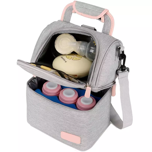 <span class=keywords><strong>Sac</strong></span> de déjeuner isolé imperméable pour femmes, <span class=keywords><strong>sac</strong></span> de refroidissement de biberon de lait maternel fourre-tout de tire-lait <span class=keywords><strong>sac</strong></span> à couches - Product Image 2