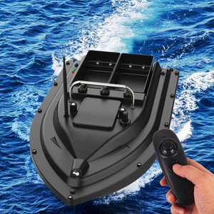 Bateau de pêche télécommandé D16C 54x27x21cm avec double bac à appâts, télécommande, alimentation par batterie, contrôle de croisière et retour à une touche - Product Image 1