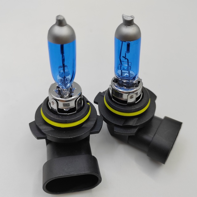 55W 12V H4 Halogen Headlight Bulb 6000K Super White 1:1 Size Plug-and-Play Auto Lamp