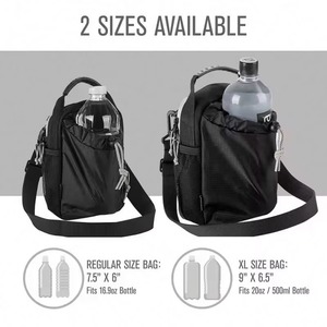 Bolsa de agua con logotipo personalizado de muestra gratuita, bandolera con correas ajustables para el hombro, bolsa impermeable para gimnasio y senderismo, bolsa para botella de agua - Product Image 3