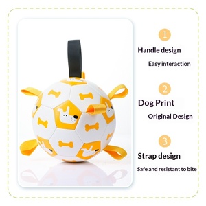 ETPU Hondenspeelgoed Bal Buiten Opblaasbaar Geluid Interactief Trainingsvoetbal Grensoverschrijdende Groothandel MG180 Model - Product Image 4