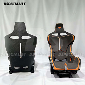 เบาะนั่งรถแข่งสไตล์ McLaren Senna ทำจากคาร์บอนไฟเบอร์แบบแห้ง สำหรับ McLaren 720S 570S 650S - Product Image 4